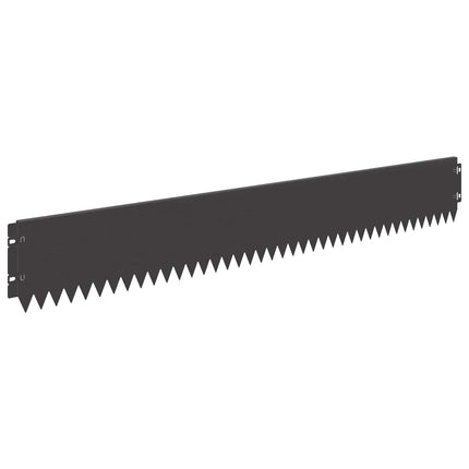 Plænekant 20 pcs 103 x 15 cm Stål Sort