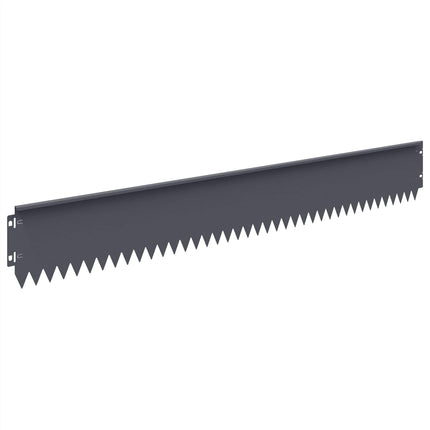 Plænekant 20 pcs 103 x 15 cm Stål Antracit