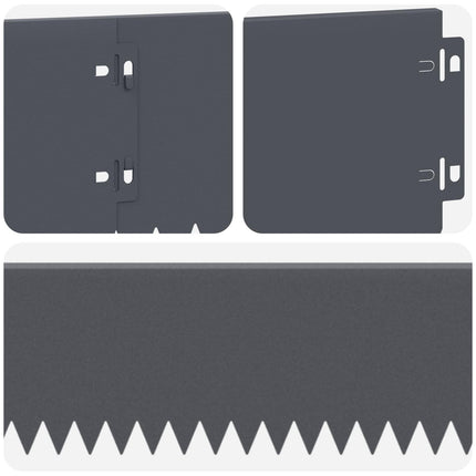 Plænekant 30 pcs 103 x 15 cm Stål Antracit