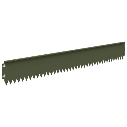 Plænekant 20 pcs 103 x 15 cm Stål Olivengrøn
