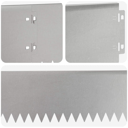 Plænekant 10 pcs 103 x 15 cm Stål Sølv