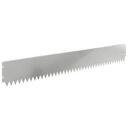 Plænekant 20 pcs 103 x 15 cm Stål Sølv