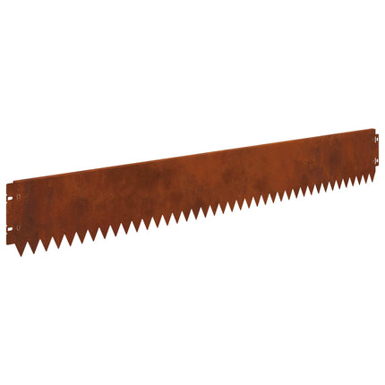 Plænekant 30 pcs 103 x 15 cm Stål Rusten