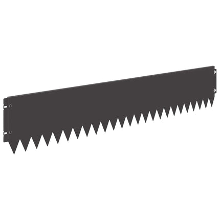 Plænekant 10 pcs 103 x 20 cm Stål Sort
