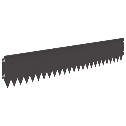 Plænekant 10 pcs 103 x 20 cm Stål Sort