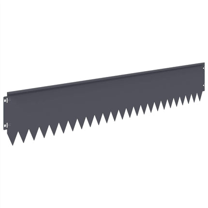 Plænekant 20 pcs 103 x 20 cm Stål Antracit