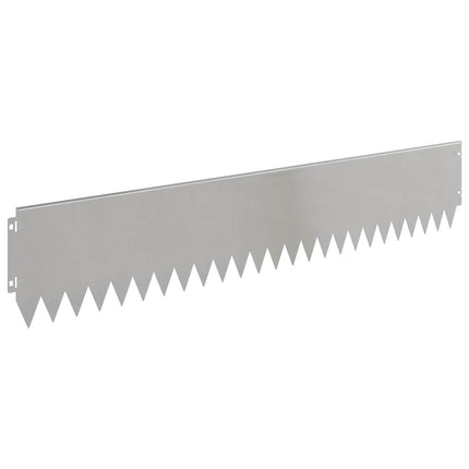Plænekant 10 pcs 103 x 20 cm Stål Sølv