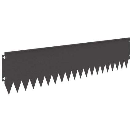 Plænekant 10 pcs 103 x 25 cm Stål Sort