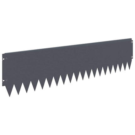 Plænekant 10 pcs 103 x 25 cm Stål Antracit