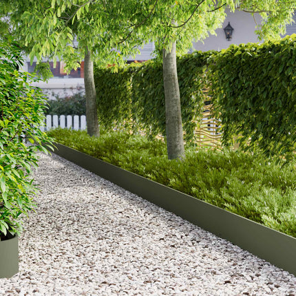 Plænekant 10 pcs 103 x 25 cm Stål Olivengrøn
