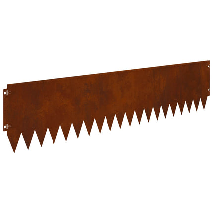 Plænekant 10 pcs 103 x 25 cm Stål Rusten