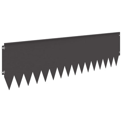 Plænekant 10 pcs 103 x 30 cm Stål Sort