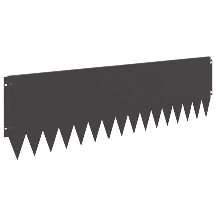 Plænekant 20 pcs 103 x 30 cm Stål Sort