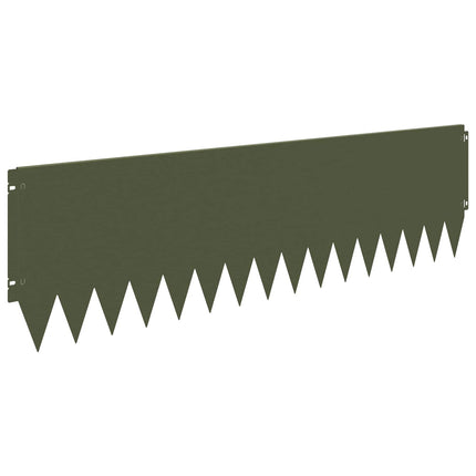 Plænekant 20 pcs 103 x 30 cm Stål Olivengrøn