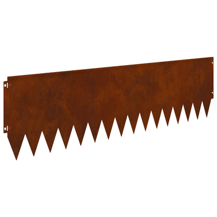Plænekant 10 pcs 103 x 30 cm Stål Rusten
