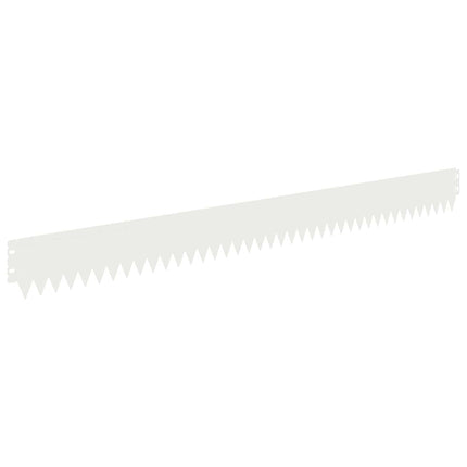 Plænekant 20 pcs 103 x 10 cm Stål Hvid