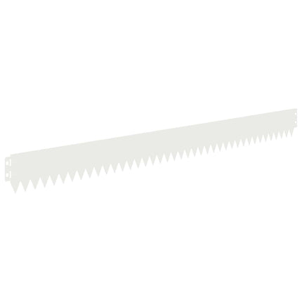 Plænekant 30 pcs 103 x 10 cm Stål Hvid