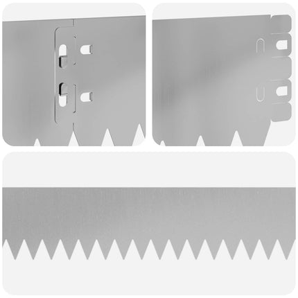 Plænekant 50 pcs 103 x 10 cm Stål Sølv