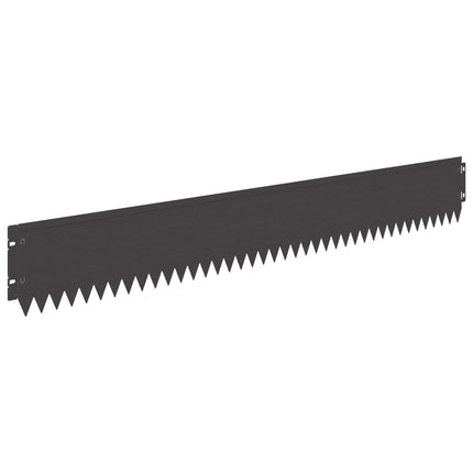 Plænekant 20 pcs 103 x 15 cm Stål Sort