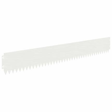 Plænekant 10 pcs 103 x 15 cm Stål Hvid