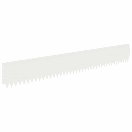 Plænekant 10 pcs 103 x 15 cm Stål Hvid