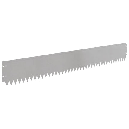 Plænekant 10 pcs 103 x 15 cm Stål Sølv