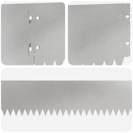 Plænekant 30 pcs 103 x 15 cm Stål Sølv