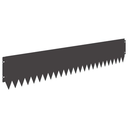 Plænekant 20 pcs 103 x 20 cm Stål Sort