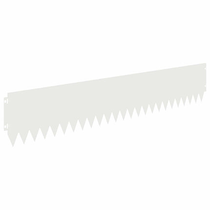 Plænekant 10 pcs 103 x 20 cm Stål Hvid