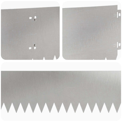 Plænekant 10 pcs 103 x 20 cm Stål Sølv