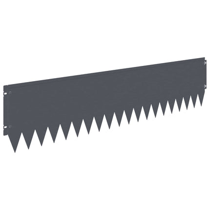 Plænekant 20 pcs 103 x 25 cm Stål Antracit