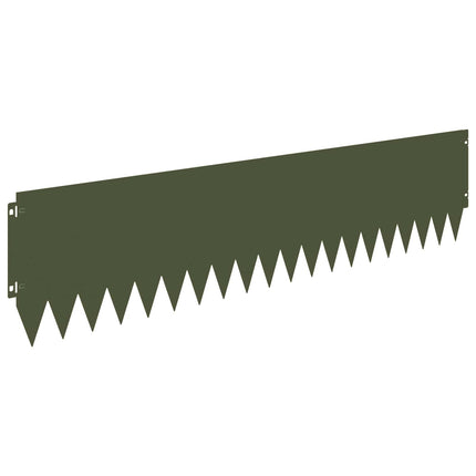 Plænekant 20 pcs 103 x 25 cm Stål Olivengrøn