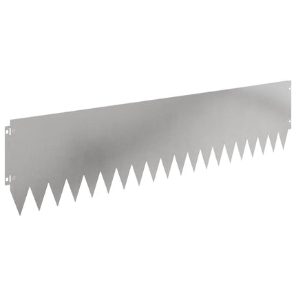 Plænekant 20 pcs 103 x 25 cm Stål Sølv