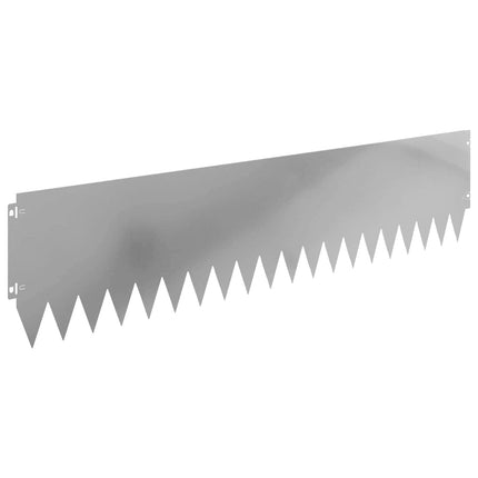 Plænekant 20 pcs 103 x 25 cm Stål Sølv