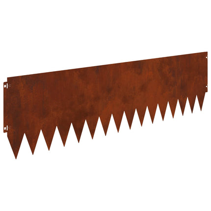Plænekant 10 pcs 103 x 30 cm Stål Rusten
