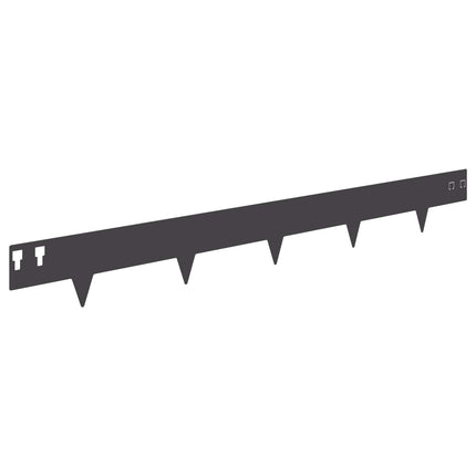 Plænekant 20 pcs 100 x 12 cm Stål Sort