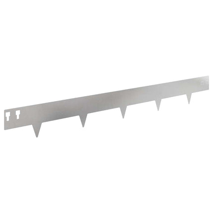 Plænekant 20 pcs 100 x 12 cm Stål Sølv