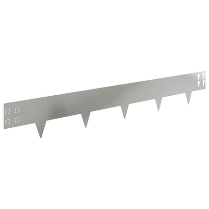 Plænekant 30 pcs 100 x 15 cm Stål Sølv