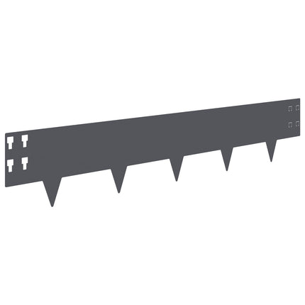 Plænekant 50 pcs 100 x 20 cm Stål Antracit