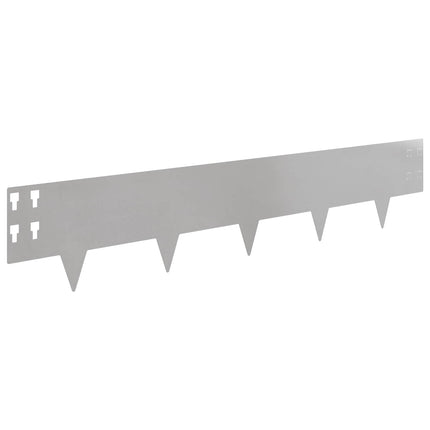 Plænekant 20 pcs 100 x 20 cm Stål Sølv