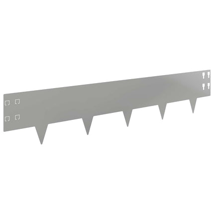 Plænekant 30 pcs 100 x 20 cm Stål Sølv