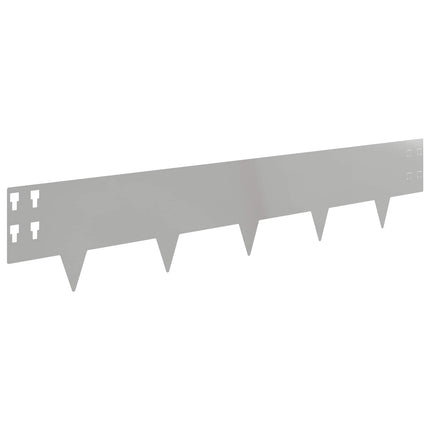 Plænekant 50 pcs 100 x 20 cm Stål Sølv