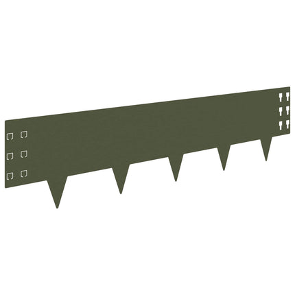 Plænekant 30 pcs 100 x 25 cm Stål Olivengrøn