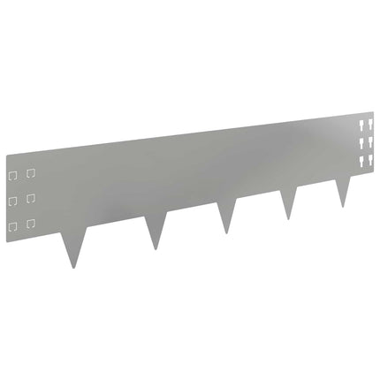 Plænekant 30 pcs 100 x 25 cm Stål Sølv