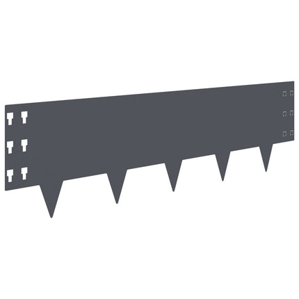 Plænekant 30 pcs 100 x 30 cm Stål Antracit