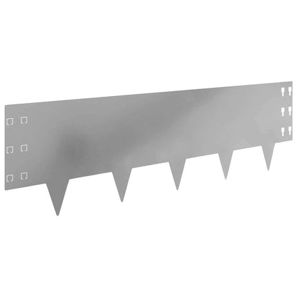 Plænekant 10 pcs 100 x 30 cm Stål Sølv