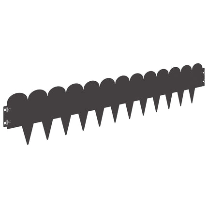 Plænekant 30 pcs 103 x 20 cm Stål Sort