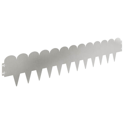 Plænekant 20 pcs 103 x 20 cm Stål Sølv
