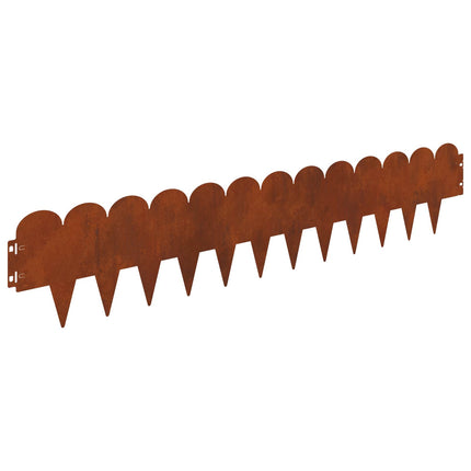 Plænekant 30 pcs 103 x 20 cm Stål Rusten