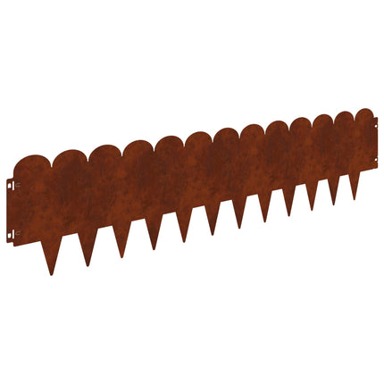 Plænekant 10 pcs 103 x 25 cm Stål Rusten